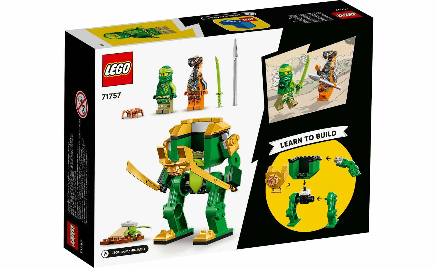 [飛米樂高積木磚賣店] LEGO 71757 Ninjago-勞埃德的忍者機械人