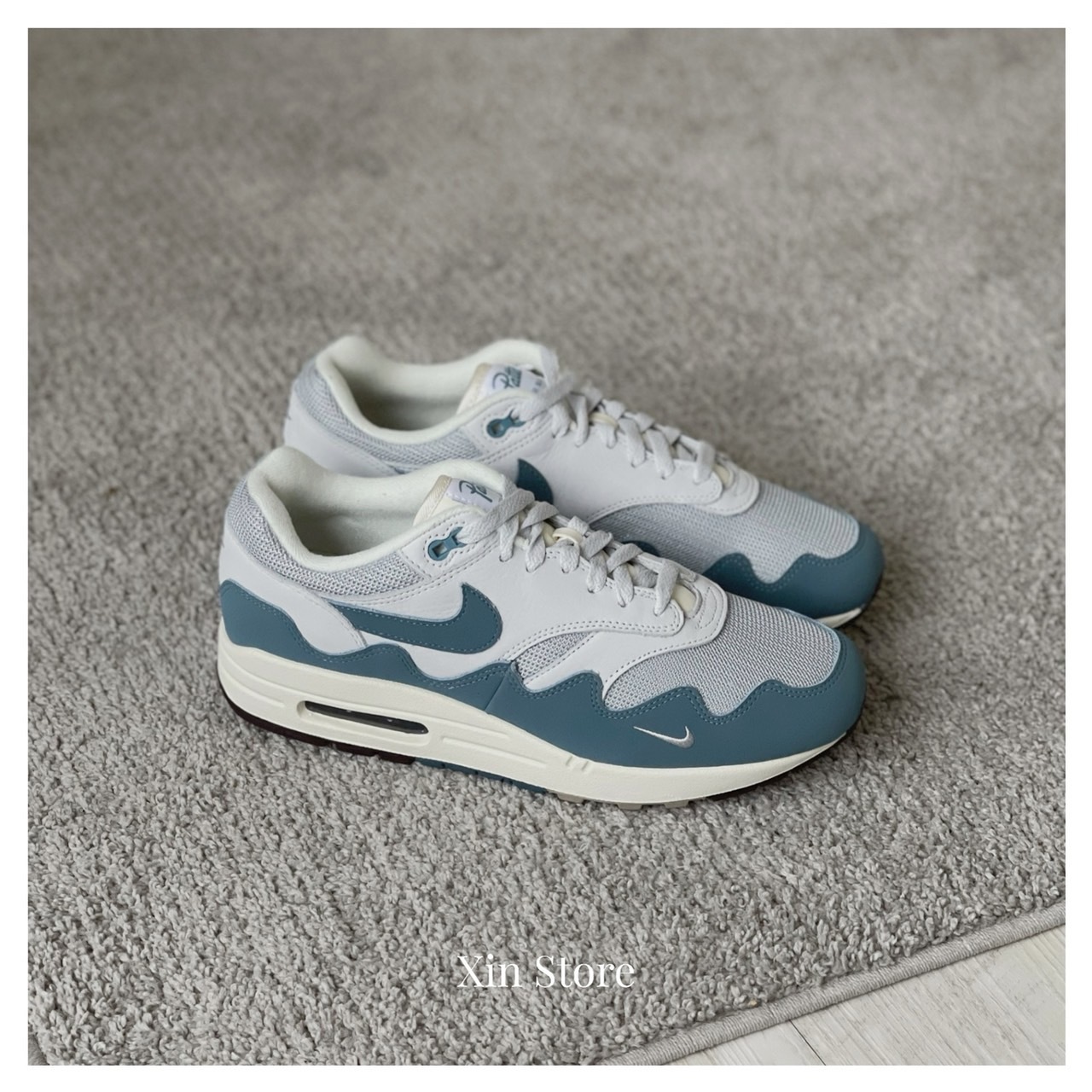 【現貨】Nike Air Max 1 x Patta Monarch 聯名 增高 復古 波浪 慢跑鞋