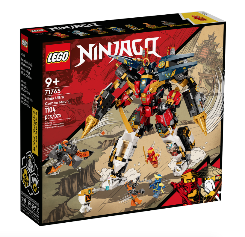 LEGO Ninjago 71765 : Ninja Ultra Combo Mech 忍者終極合體機甲 (網上可moc 勇者王)