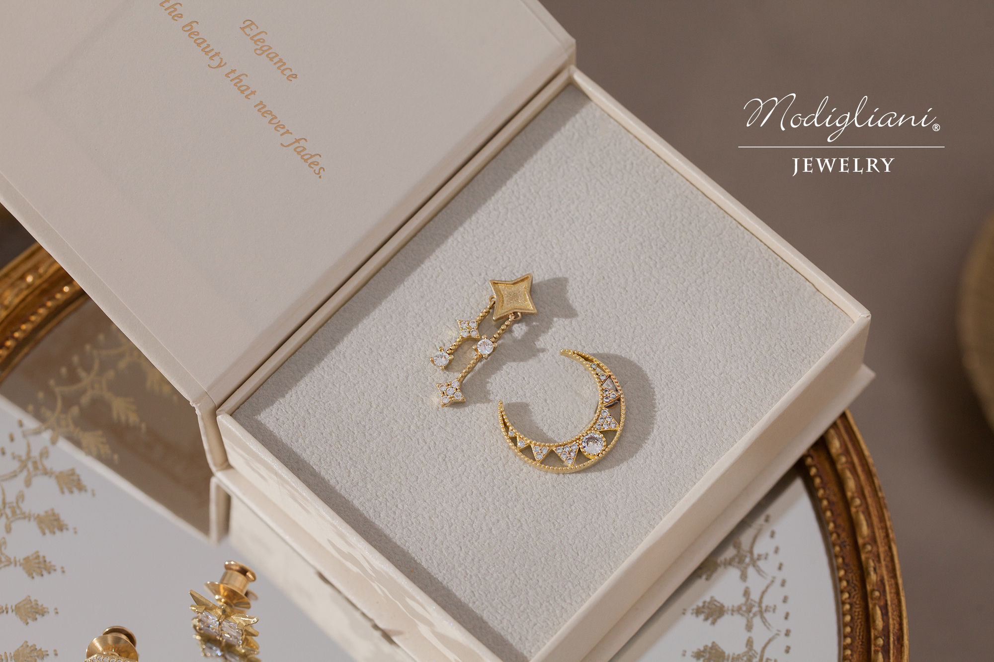 黃銅飾品,黃銅,簡約,百搭,星星,胸針,多功能,鋯石,