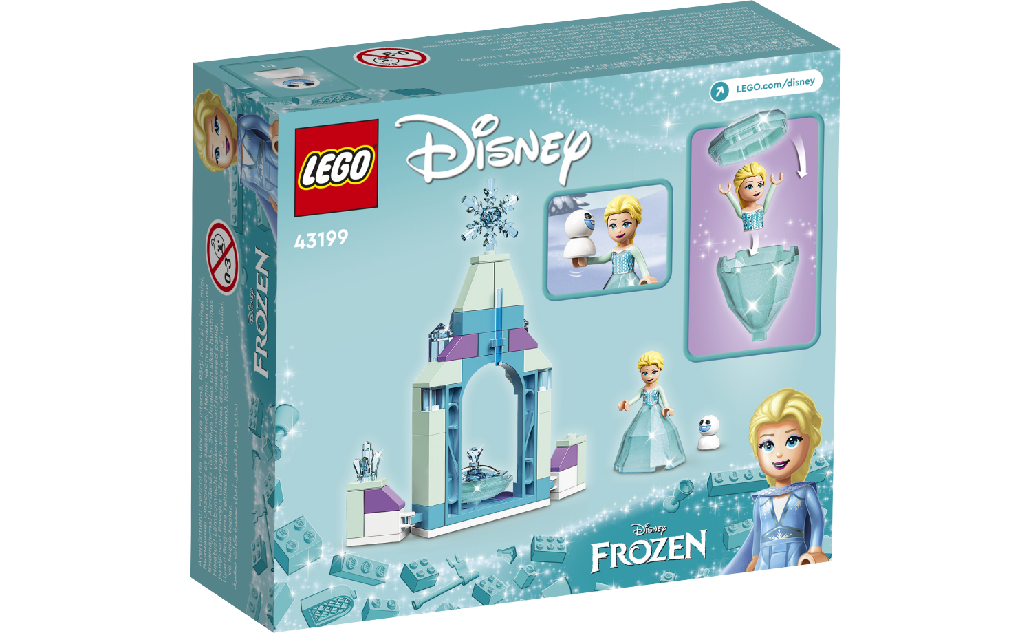 [飛米樂高積木磚賣店] LEGO 43199 迪士尼公主系列 艾莎的城堡庭院