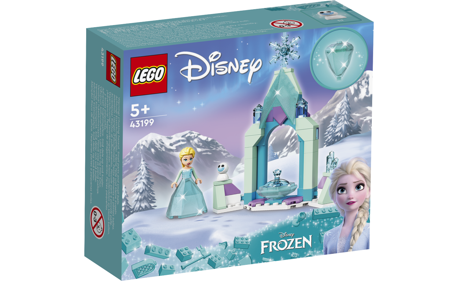 [飛米樂高積木磚賣店] LEGO 43199 迪士尼公主系列 艾莎的城堡庭院