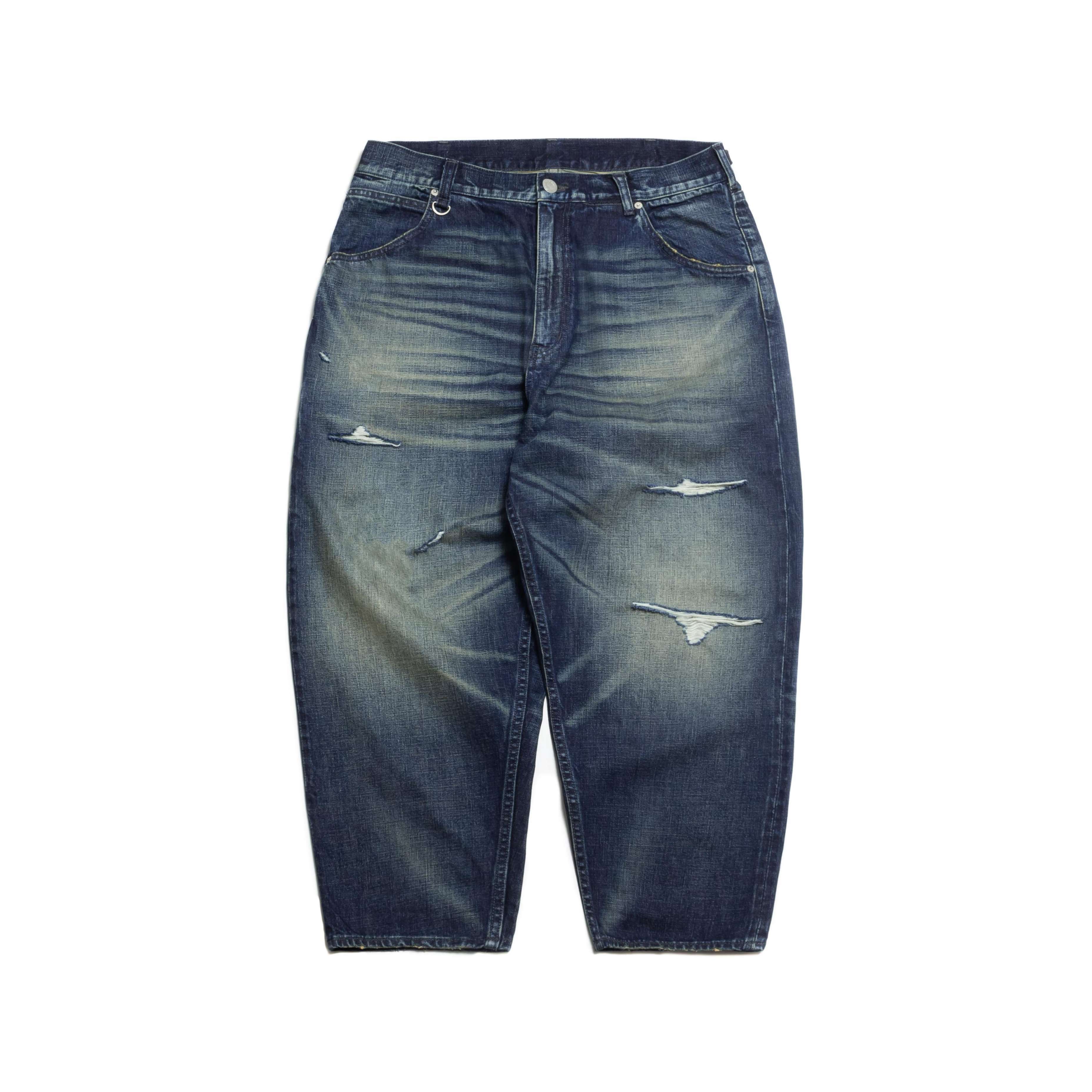 PERSEVERE DISTRESSED STONEWASHED DENIM JEANS