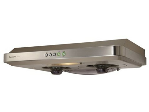 Panasonic 樂聲 FV713N "雙千翼渦輪"抽油煙機 (簡約輕觸式) (LED 燈型號) (銀色/金色)