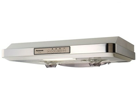 Panasonic 樂聲 FV712N "雙千翼渦輪"抽油煙機 (輕觸式) (LED 燈型號) (銀色/金色/白色)