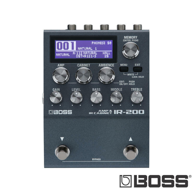 BOSS IR-200 AMP & IR Cabinet 箱體模擬 吉他貝斯 效果器