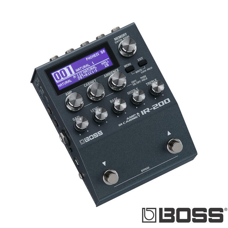 BOSS IR-200 AMP & IR Cabinet 箱體模擬吉他貝斯效果器