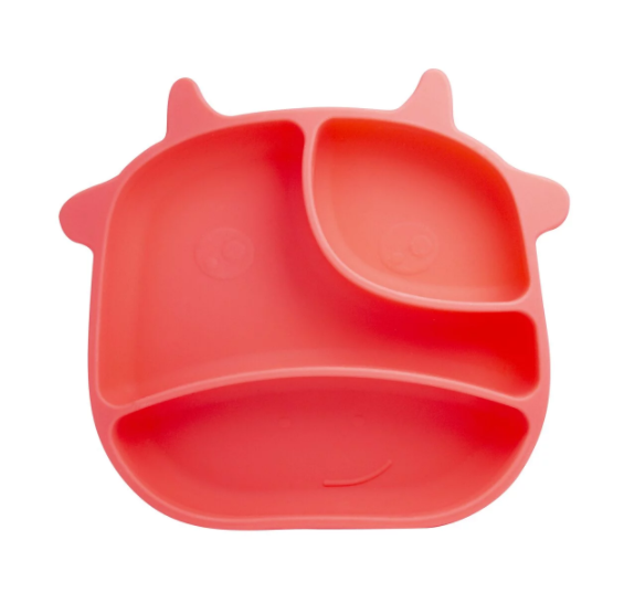 B&H Non Slip Suction Silicon Plate - Bahkuh Cow