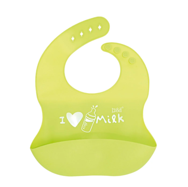 B&H瑞士寶琪 防水矽膠食飯圍兜 (藍色/綠色/橙色) 口水兜