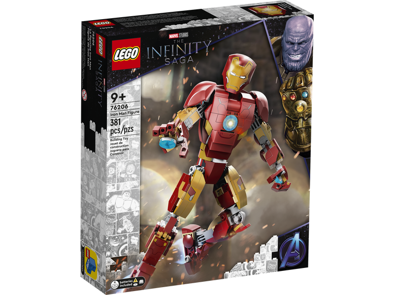 LEGO Marvel Superheroes 76206 : 鋼鐵俠人仔 Iron Man Figure