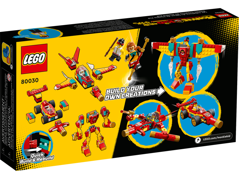 LEGO Monkie Kid 80030 : 悟空小俠金剛棒72變 Monkie Kid's Staff Creations 《悟空小俠》