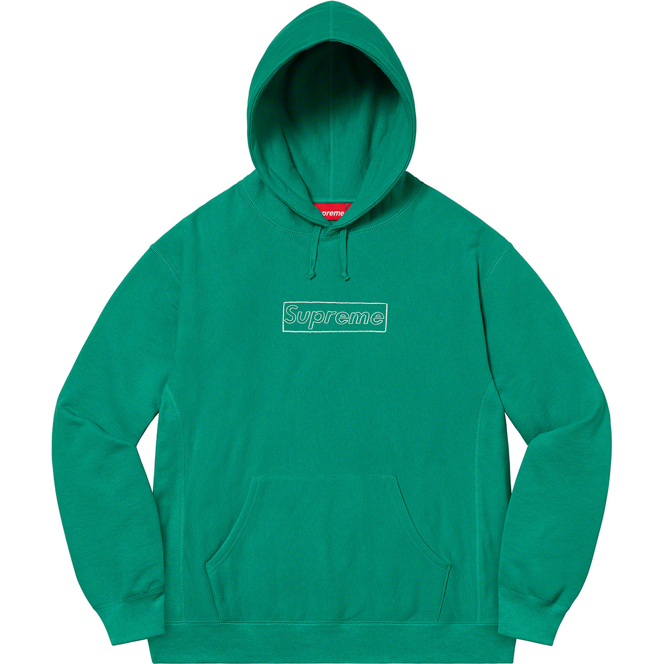 SUPREME KAWS CHALK BOX LOGO HOODED SWEATSHIRT 帽T 黑/灰/粉/