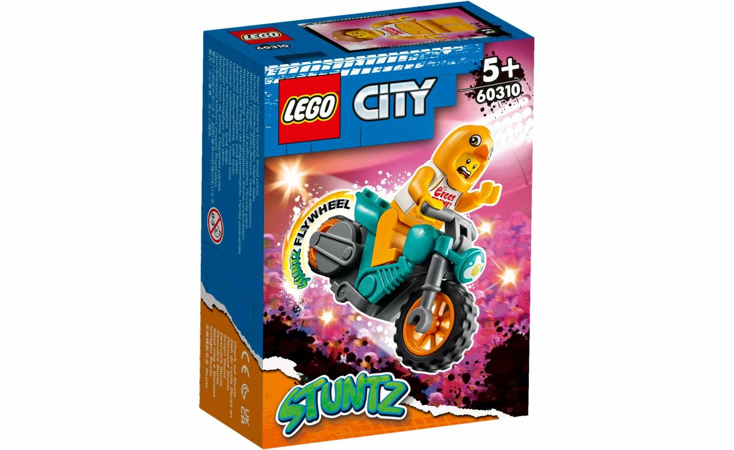 [飛米樂高積木磚賣店] LEGO 60310 City 小雞特技摩托車