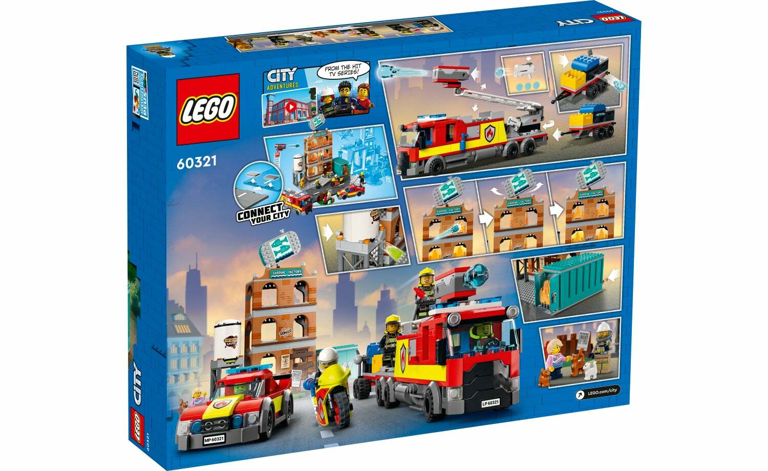 [飛米樂高積木磚賣店] LEGO 60321 City 消防隊