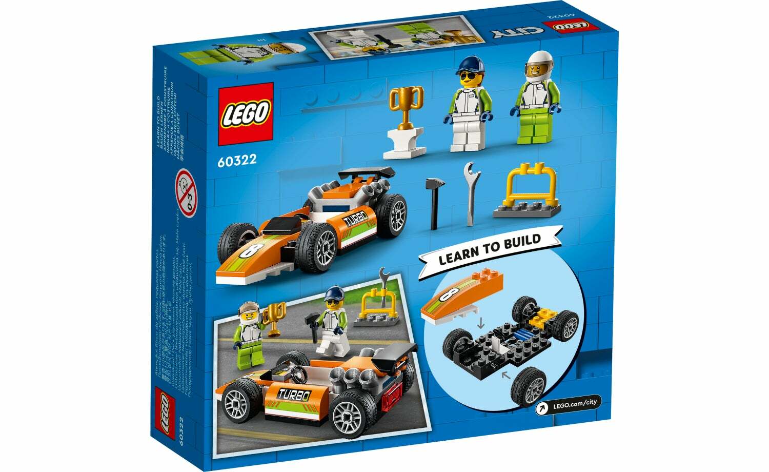 [飛米樂高積木磚賣店] LEGO 60322 City 賽車