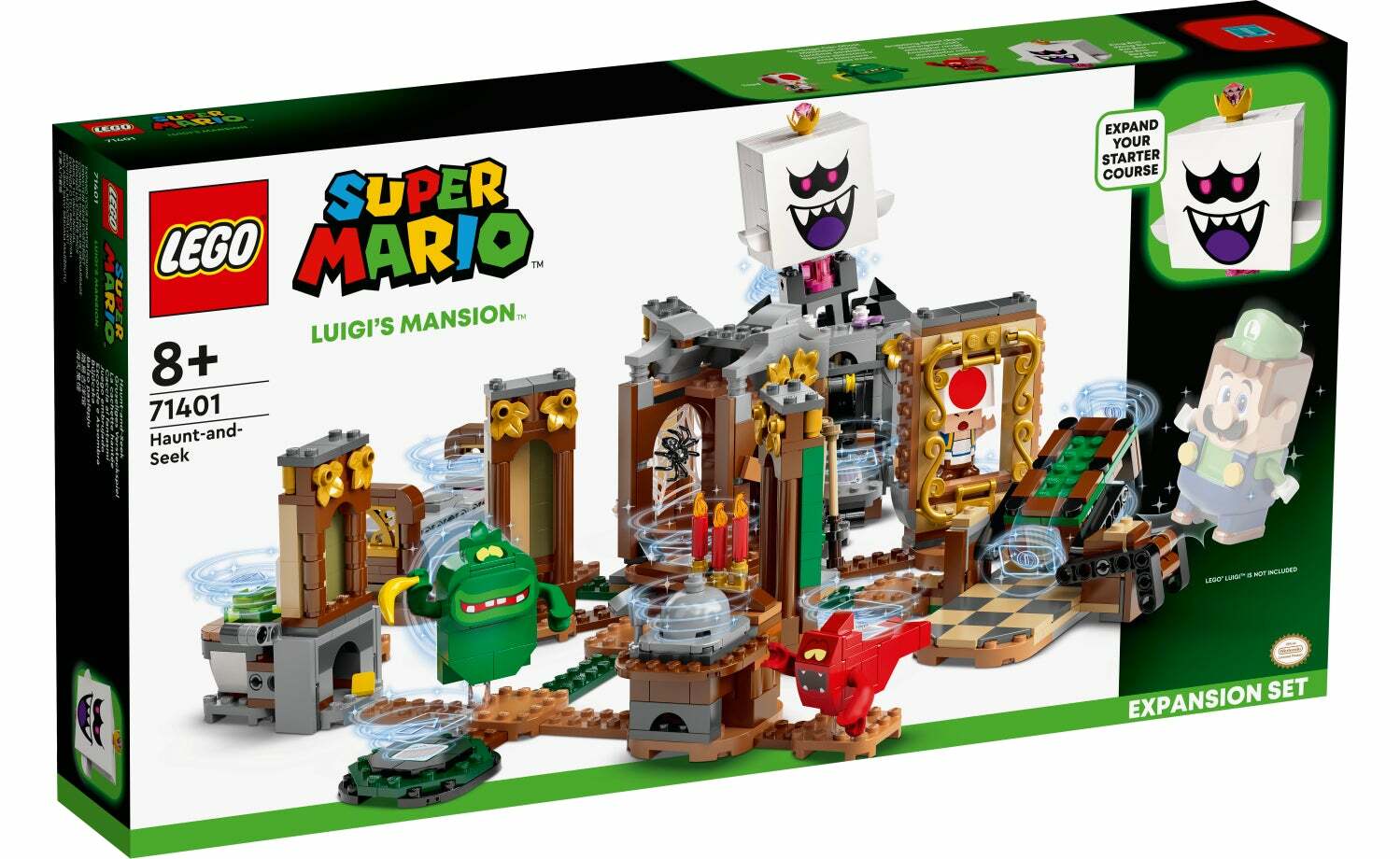 [飛米樂高積木磚賣店] LEGO 71401 Mario-路易吉洋樓-神出鬼沒