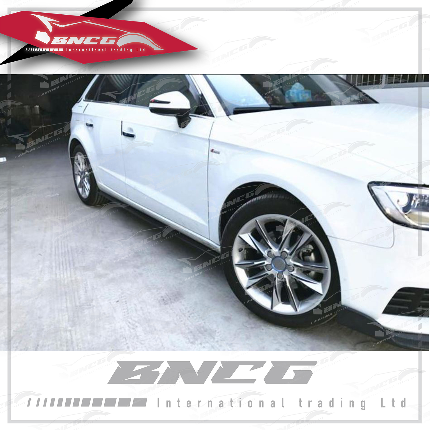 奧迪 Audi A3 17-20年式 五門車款專用 改裝 卡夢 碳纖維 外觀件 空力套件 側裙