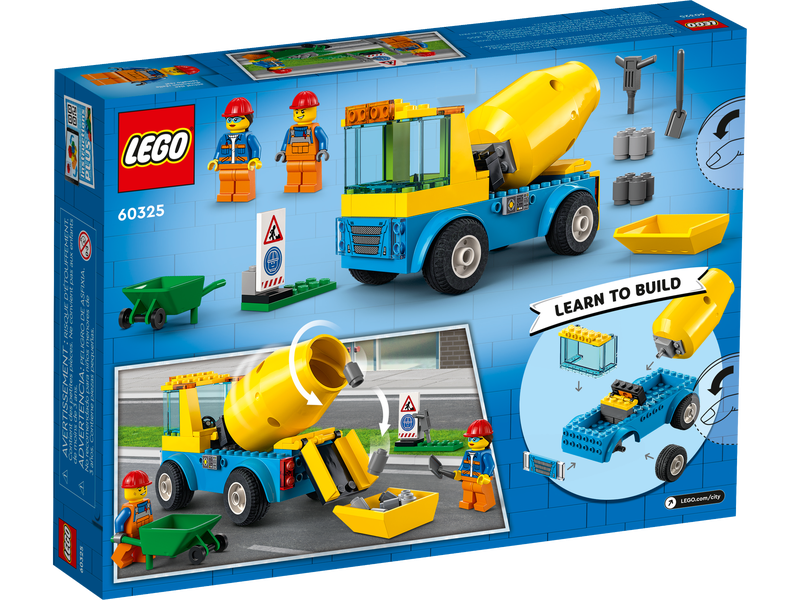 LEGO City 60325 : 水泥攪拌車 Cement Mixer Truck