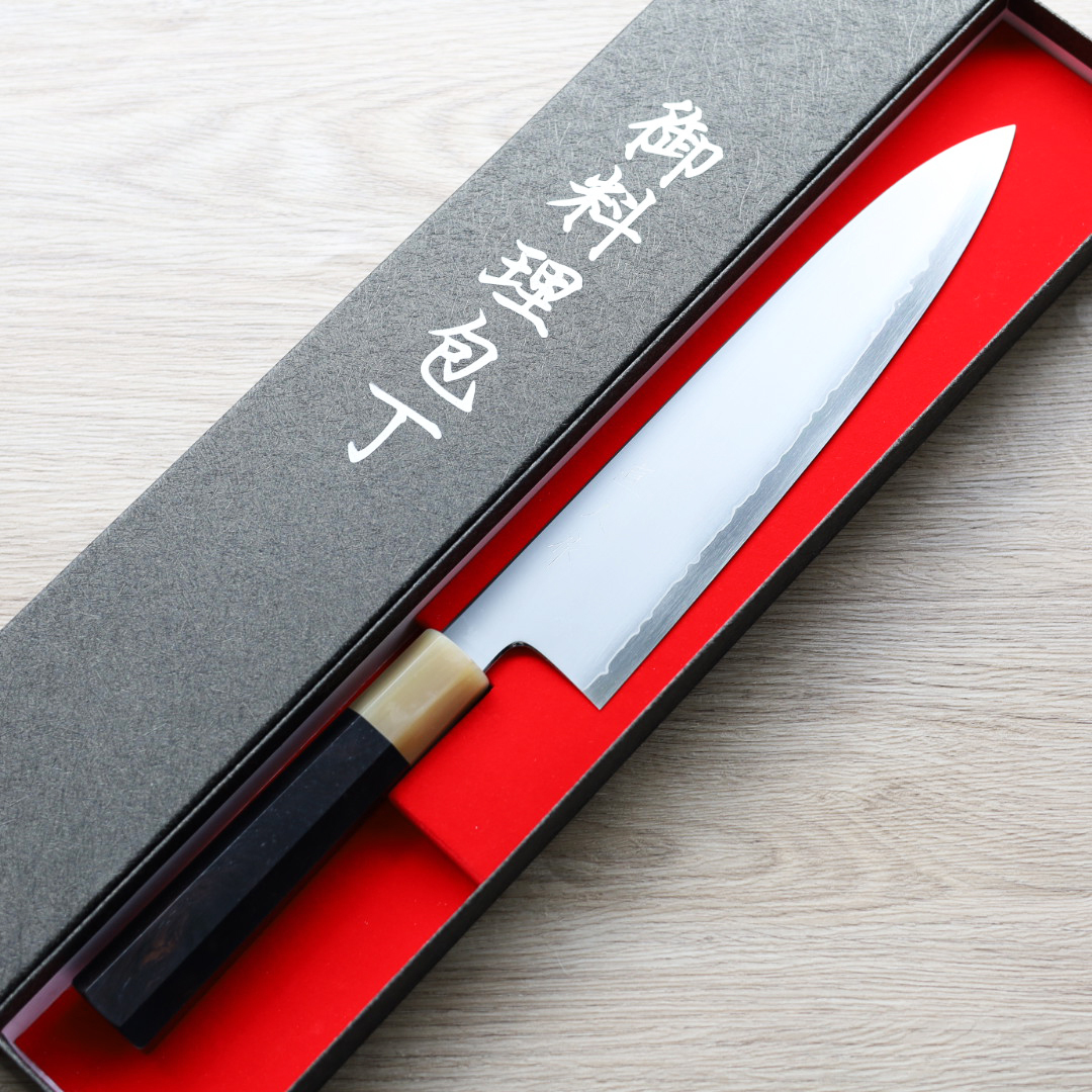 明神利器製作所 直人作 牛刀 240mm SG2粉末HSS鋼