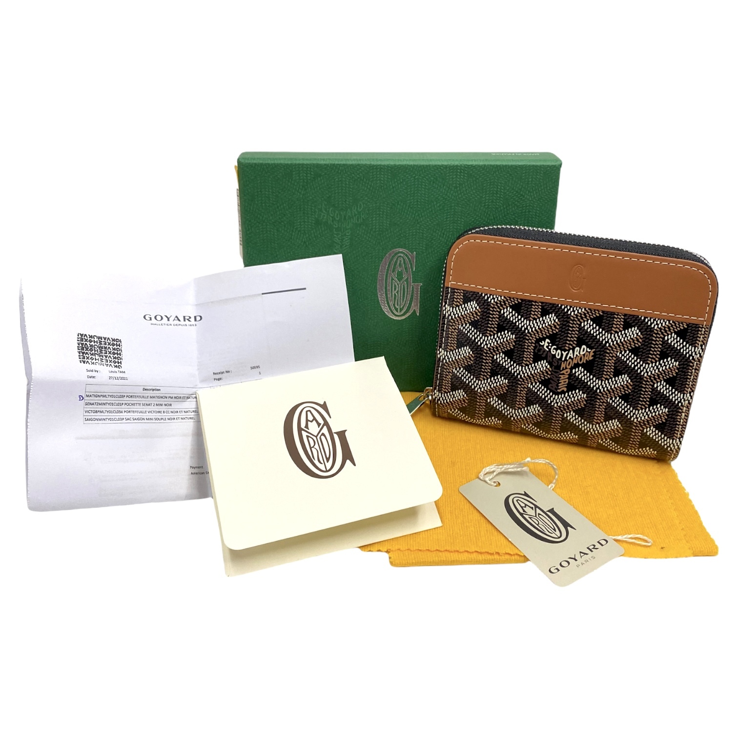 GOYARD Matignon PM Wallet (MATIGNPMLTY01CL03P, MATIGNPMLTY01CL01P