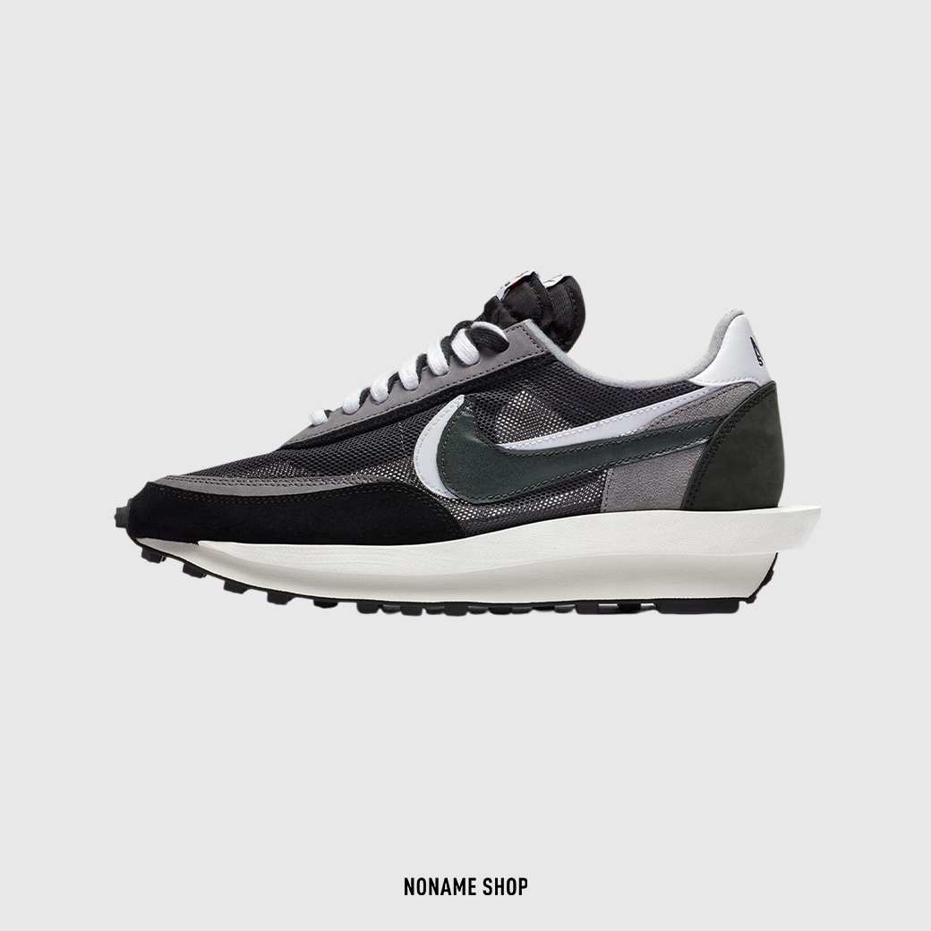 SACAI X NIKE LDWaffle 聯名解構雙勾黑灰