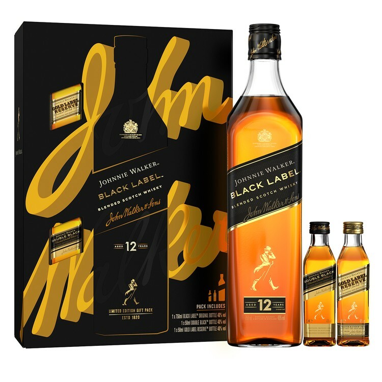 Johnnie Walker Black Label Gift Set 2021'
