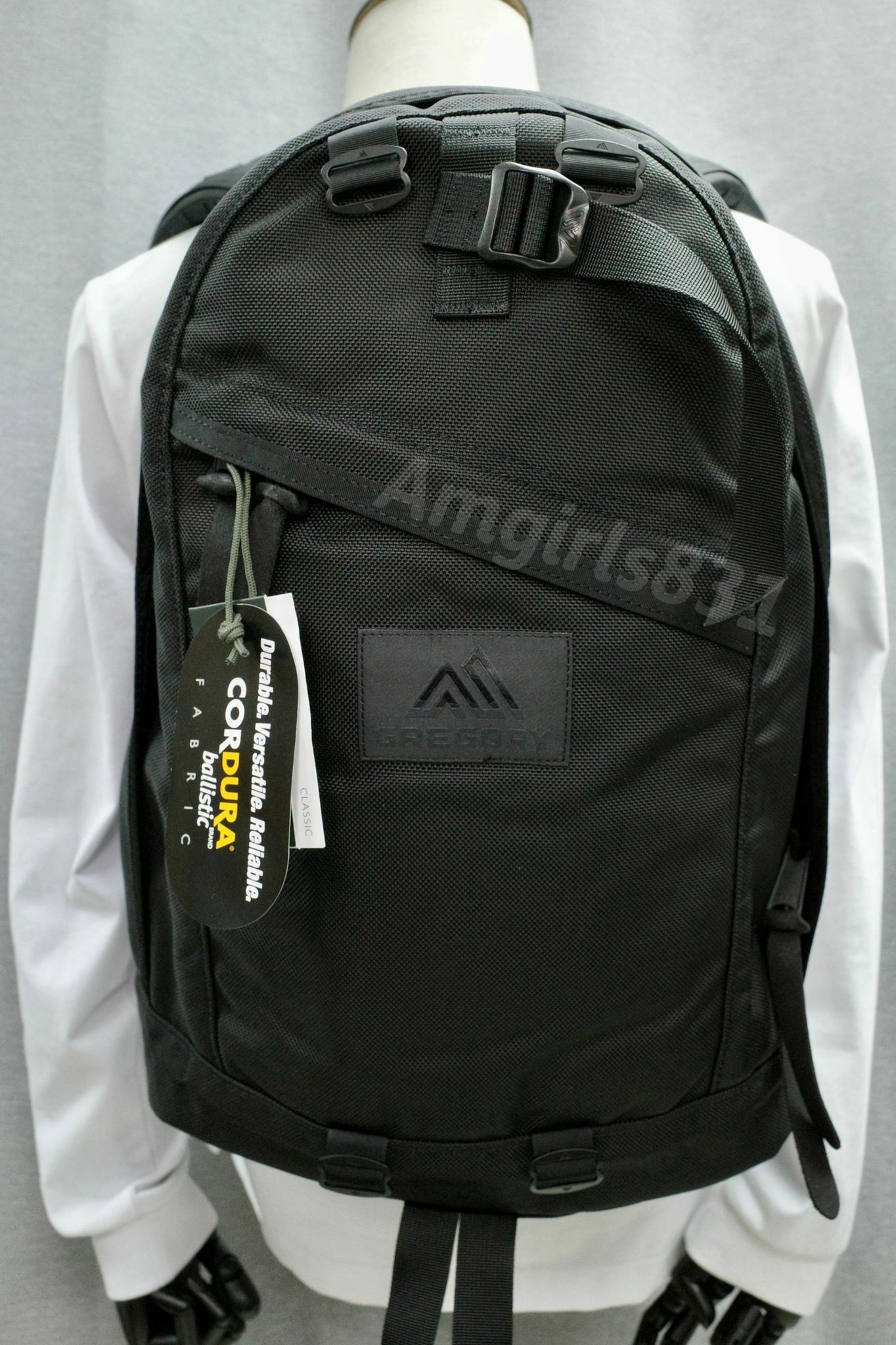 Gregory day pack cordura black ballistic