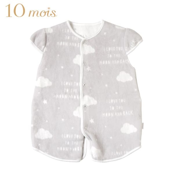 [日本製造🇯🇵Made in Japan] 10mois Cotton Blanket 2way Sleeper with Sleeves （ 0-3yrs）