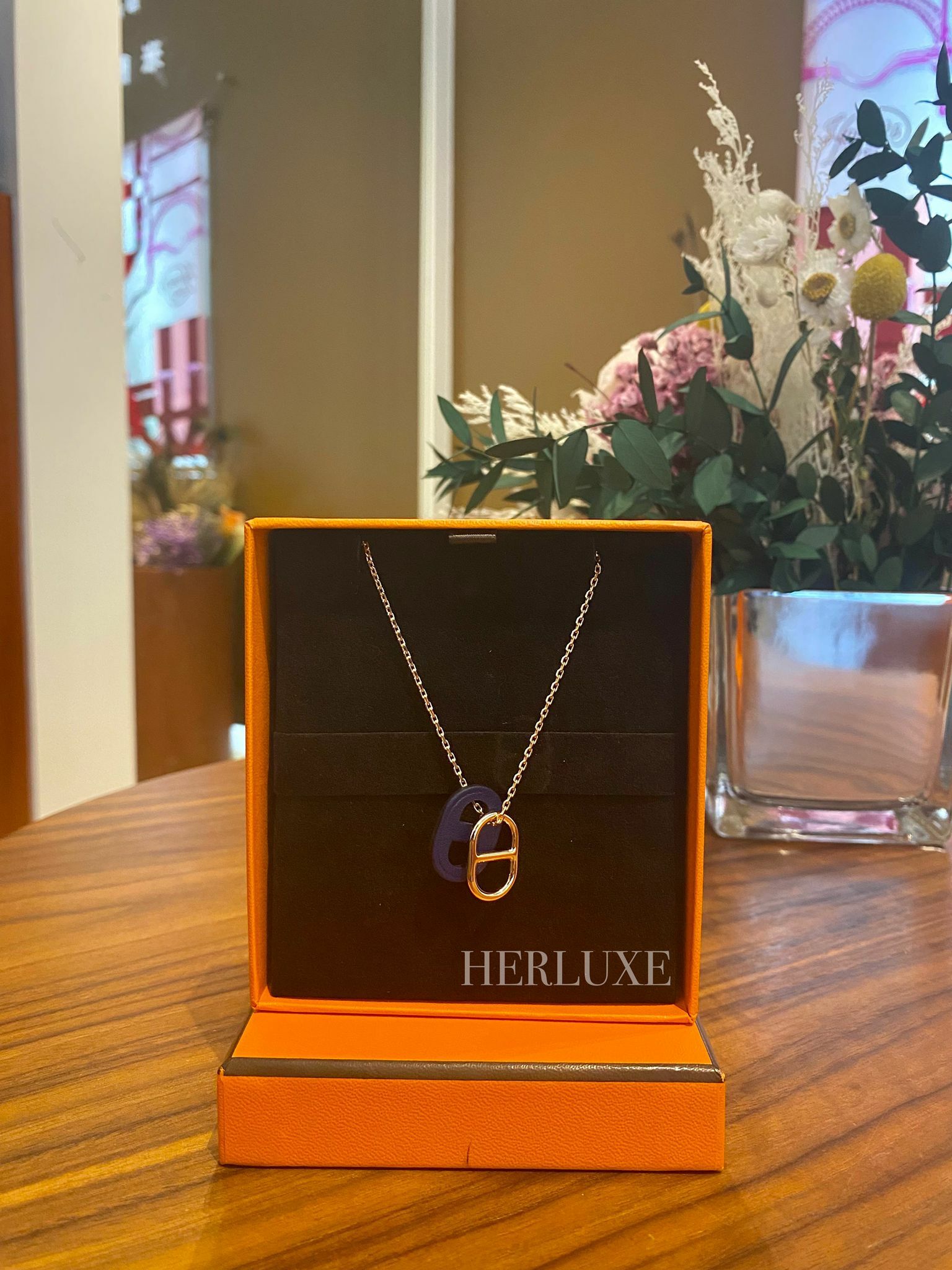 O'Maillon necklace blue CD