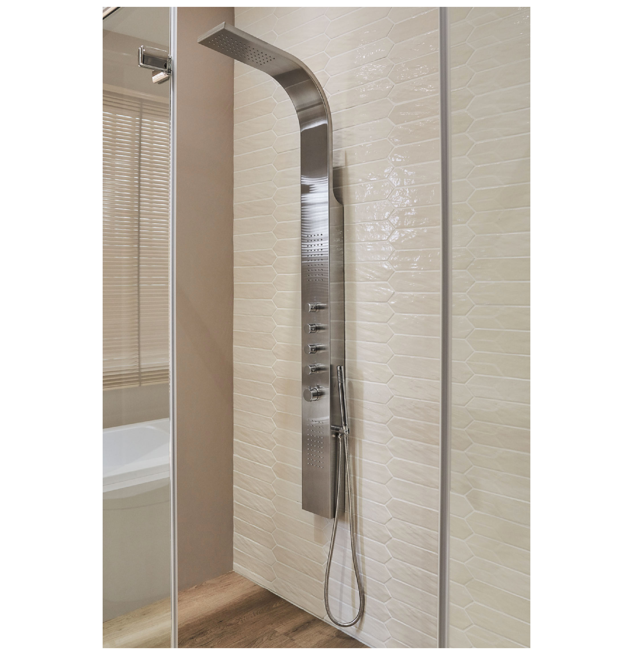 OVO京典衛浴 淋浴柱推薦型號 S5002 控溫淋浴柱組 *