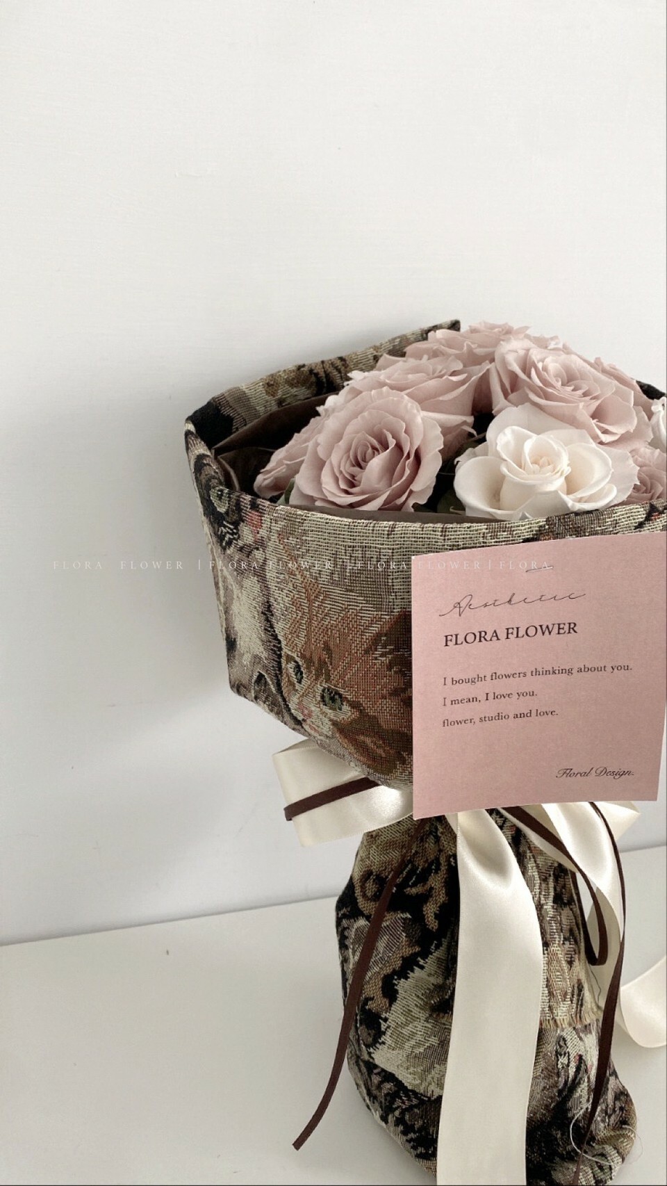 俄羅斯永生花束-布偶貓