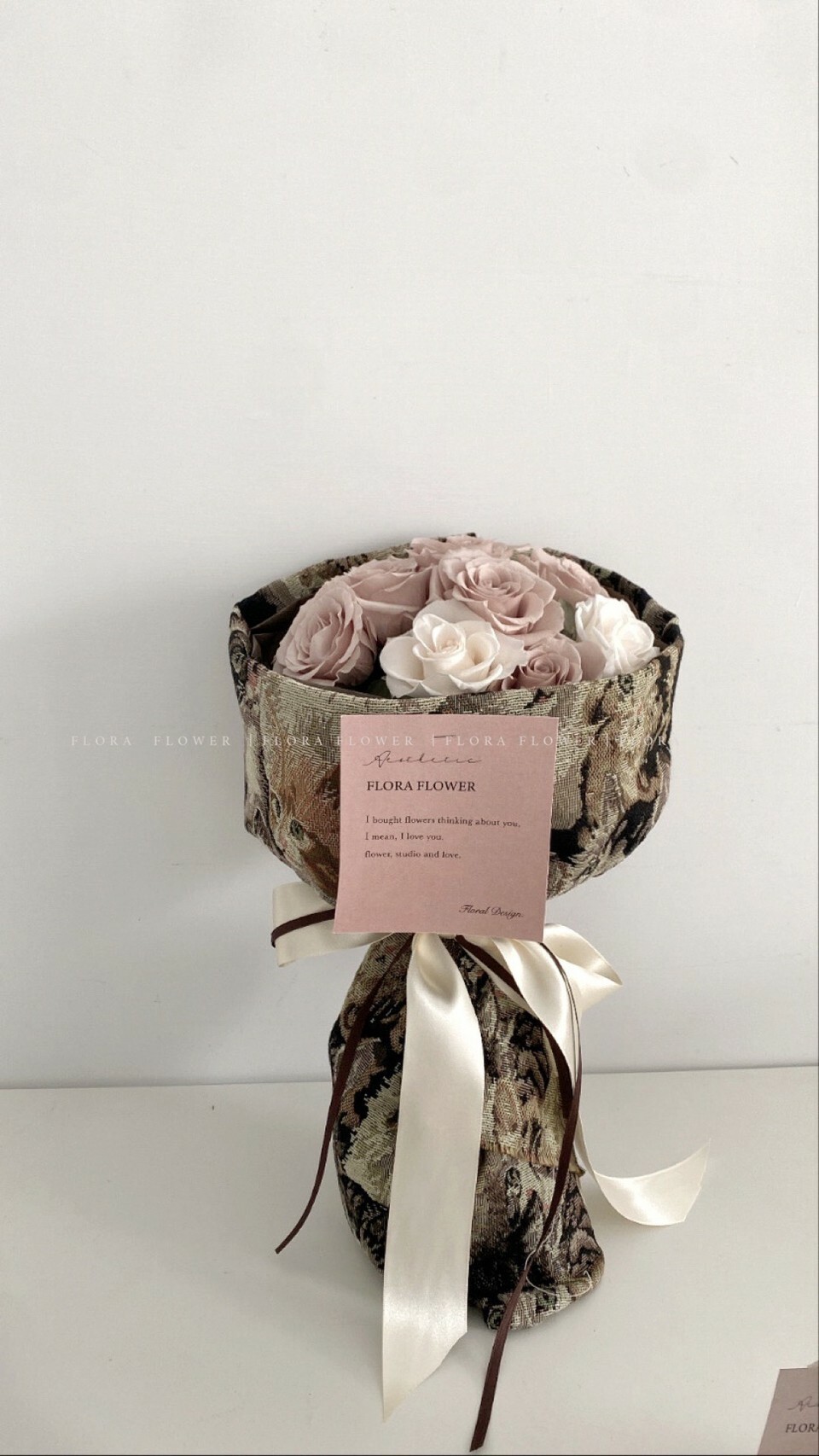 俄羅斯永生花束-布偶貓