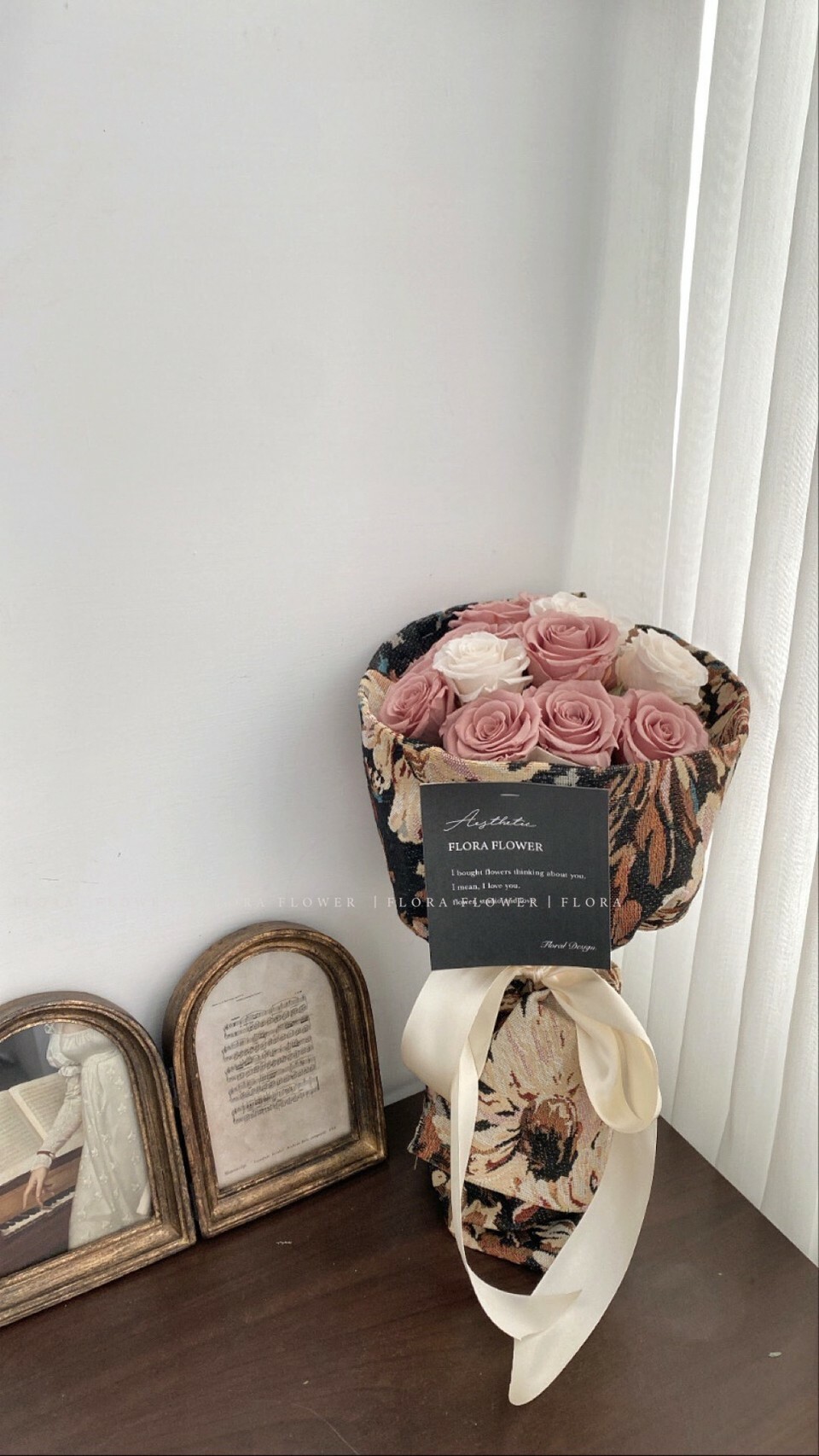 俄羅斯永生花束-油畫布款