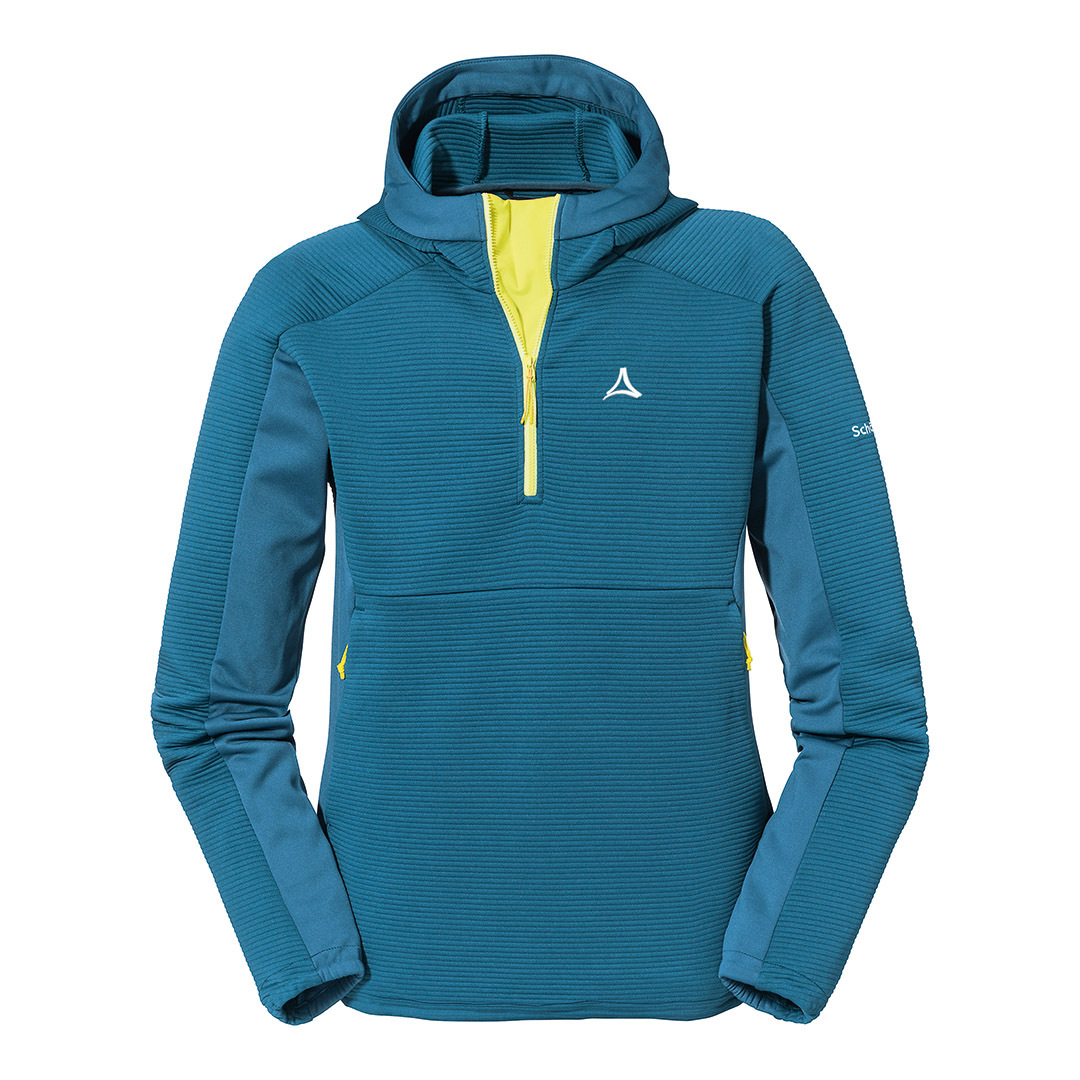 【Schoffel】 男保暖透氣連帽半開襟連帽衣 / 1SL20-23353