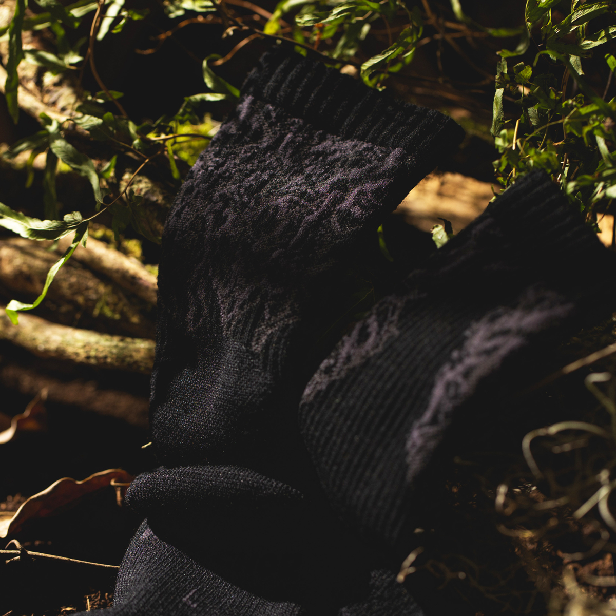 HANCHOR PRIMEVAL 系列羊毛登山襪 燼碳