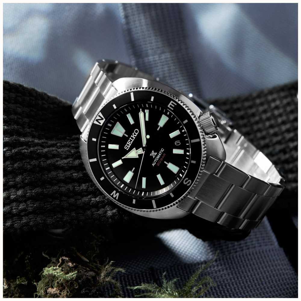 萬年鐘錶 - SEIKO PROSPEX   黑面陸龜200米機械潛水男錶  DIVER SCUBA  SRPH17K1 /  4R35-04Y0D  錶徑42.5MM