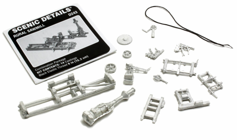 Woodland D243 HO規 Rural sawmill 農村鋸木機 金屬套件 未上色