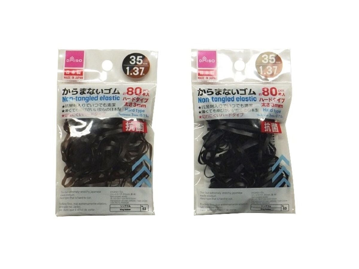 綁髮用橡皮筋/35mm80入