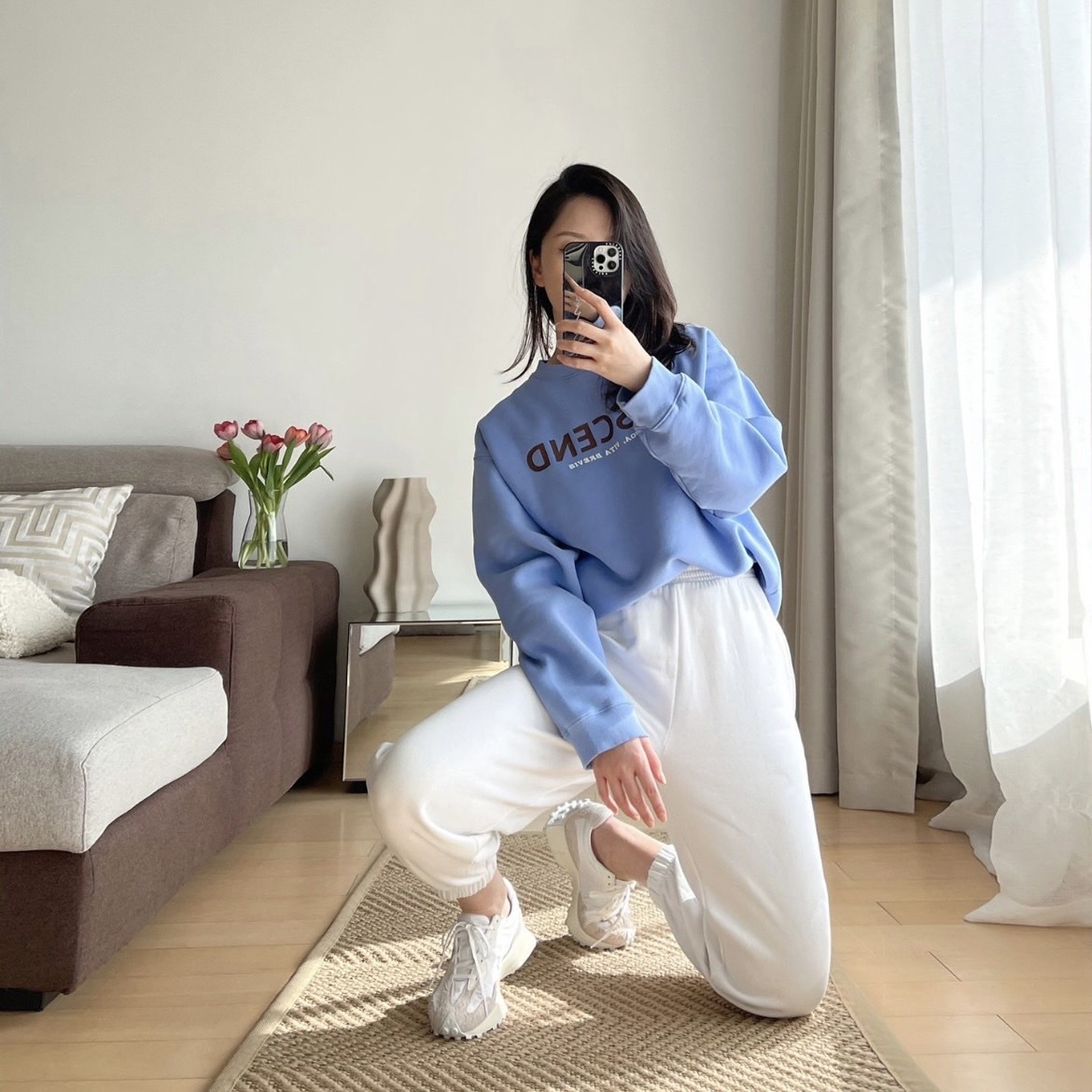 New Balance 327 SFD 白絲綢 白灰 麂皮 拼接 休閒鞋 現貨