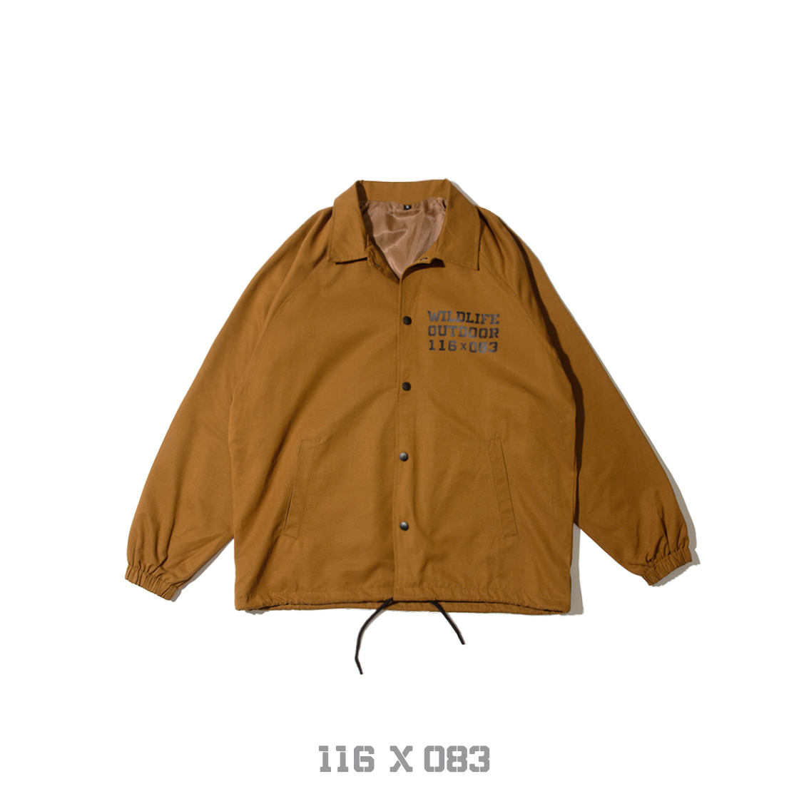 MJ Fresh x KID ® 教練外套 卡其