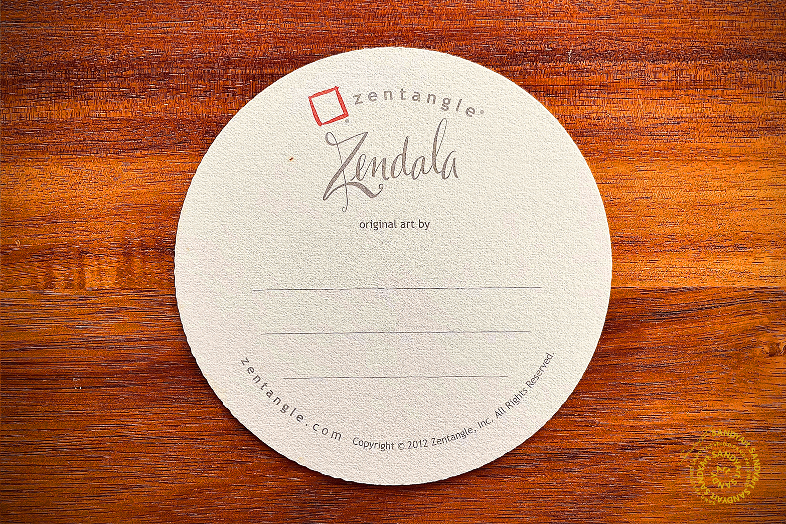Zentangle官方圓磚