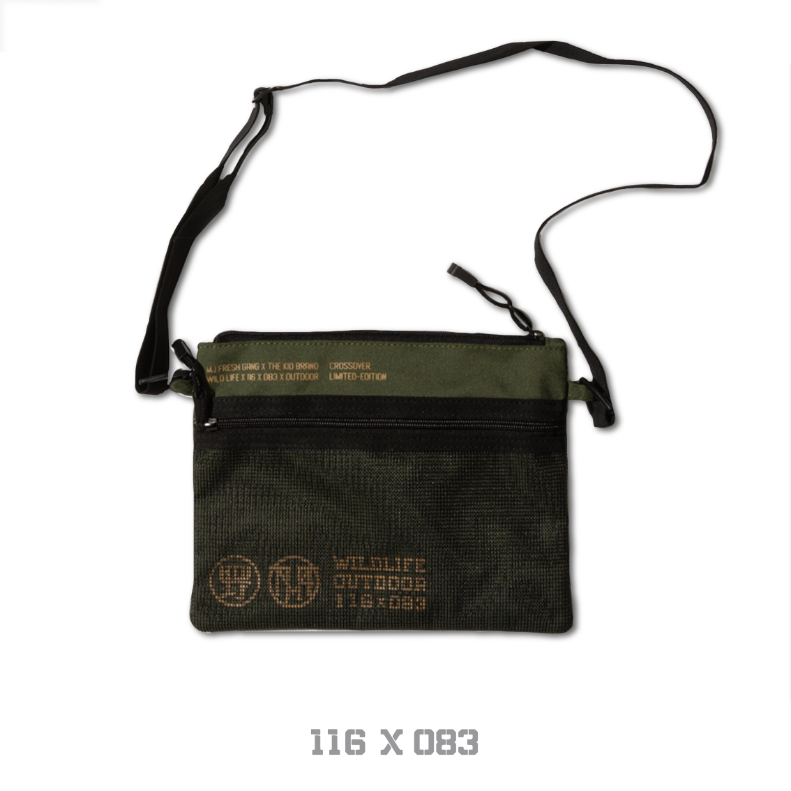 MJ Fresh x KID ® 肩背小包 綠