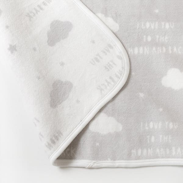 [日本製造🇯🇵Made in Japan] 10mois cotton blanket / gray swaddle blanket