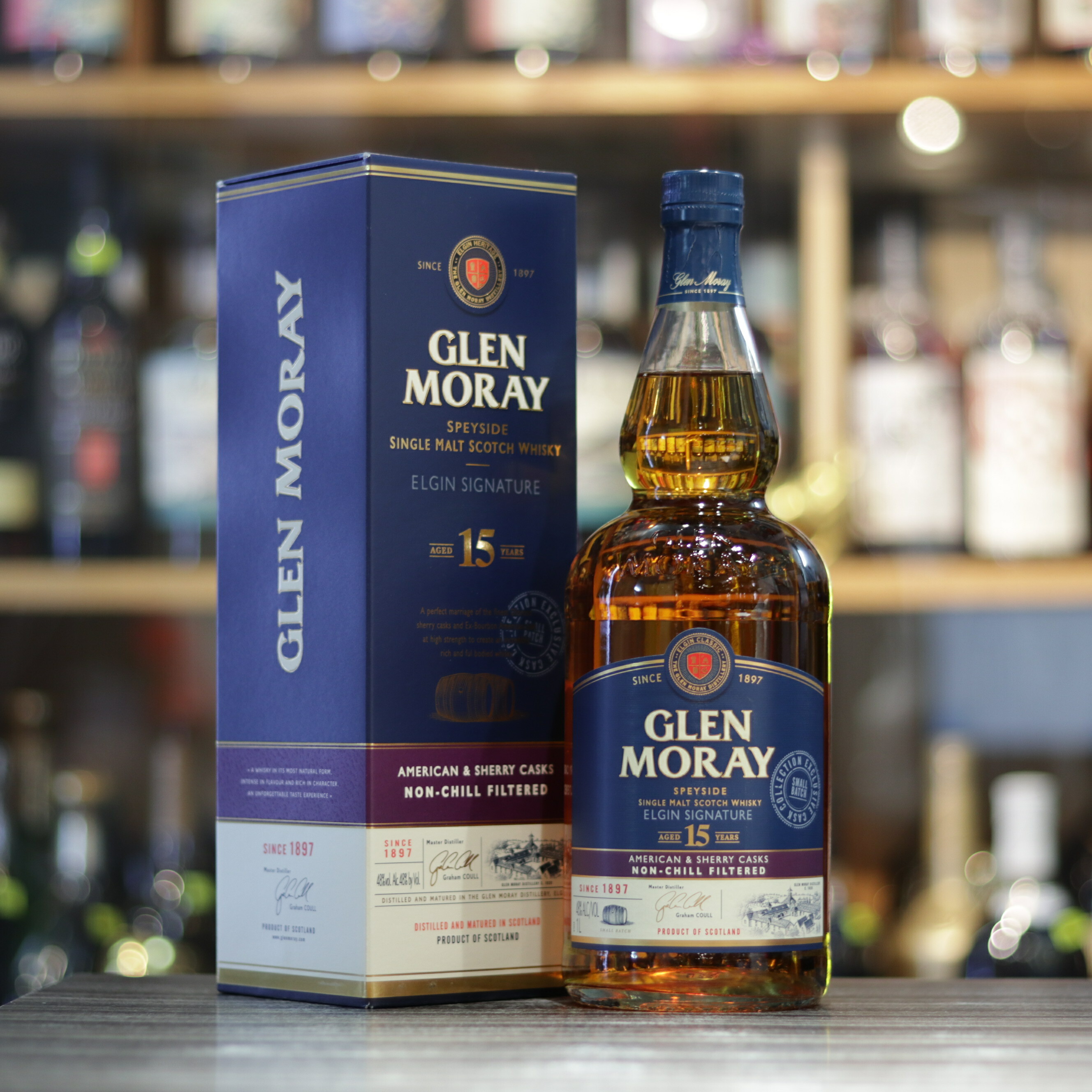 Glen Moray 15 Year Old Elgin Signature - 100cl/48%