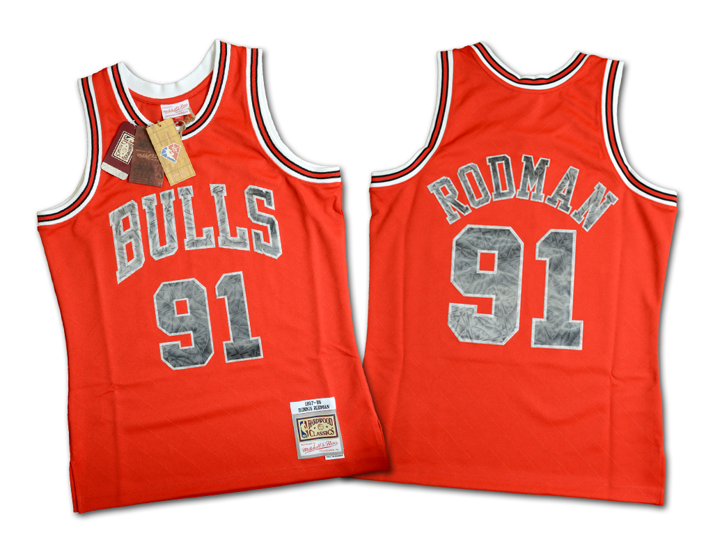 Mitchell & Ness 芝加哥公牛隊 Dennis Rodman 75週年 Swingman 球衣