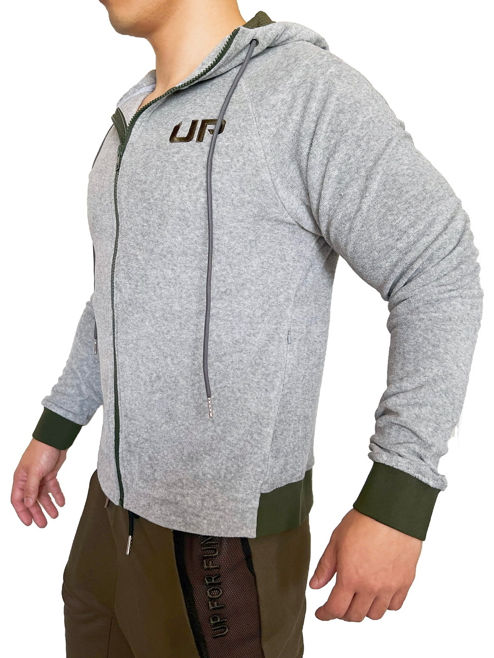 Taoru Hooded 毛巾連帽外套 酷灰色