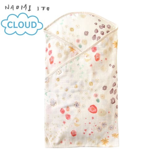 [日本製造🇯🇵Made in Japan] NAOMI ITO egg mat swaddle CLOUD my flower 花花可拆包被連墊褥