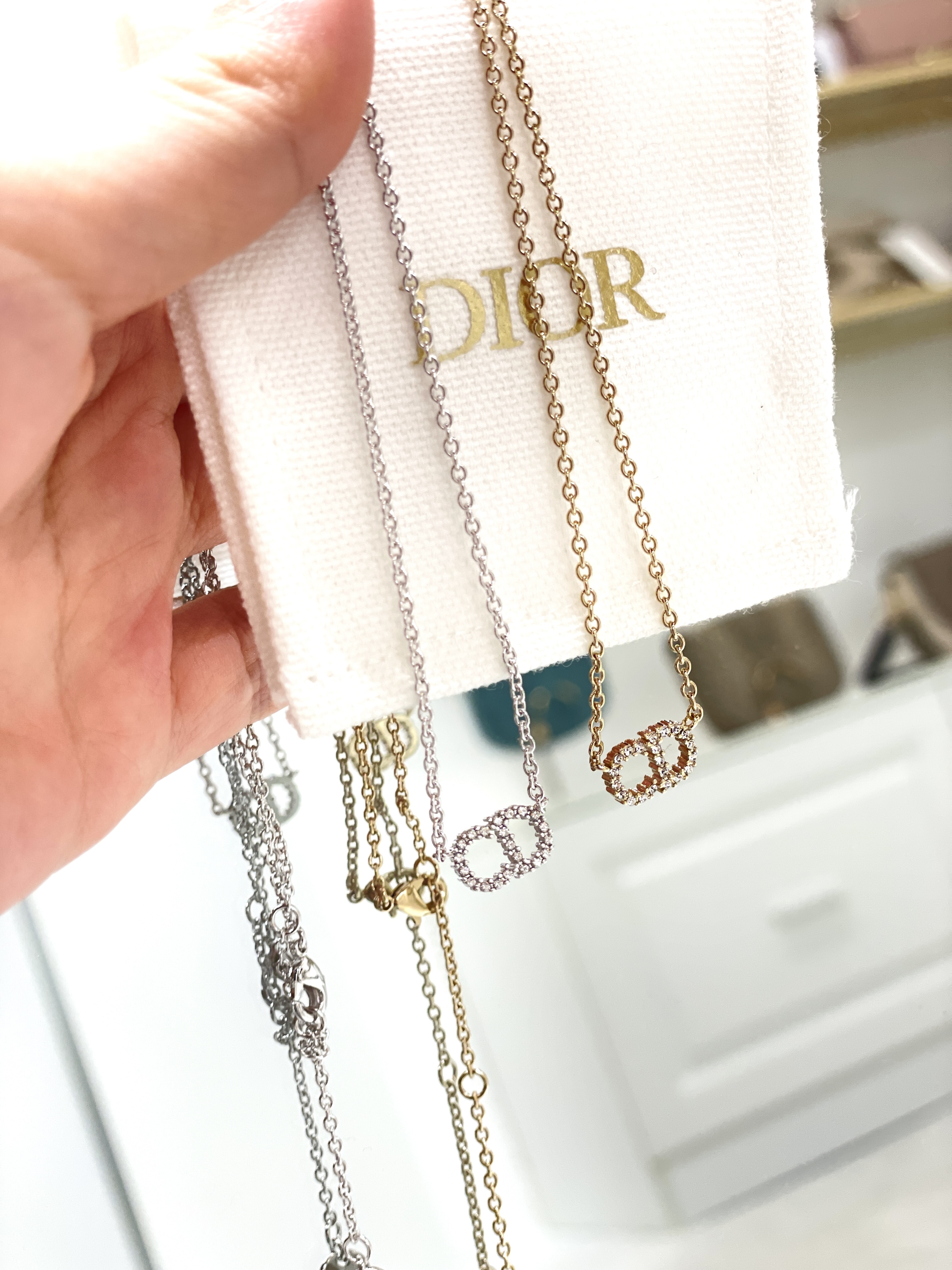 DIOR Clair D Lune Necklace N0717