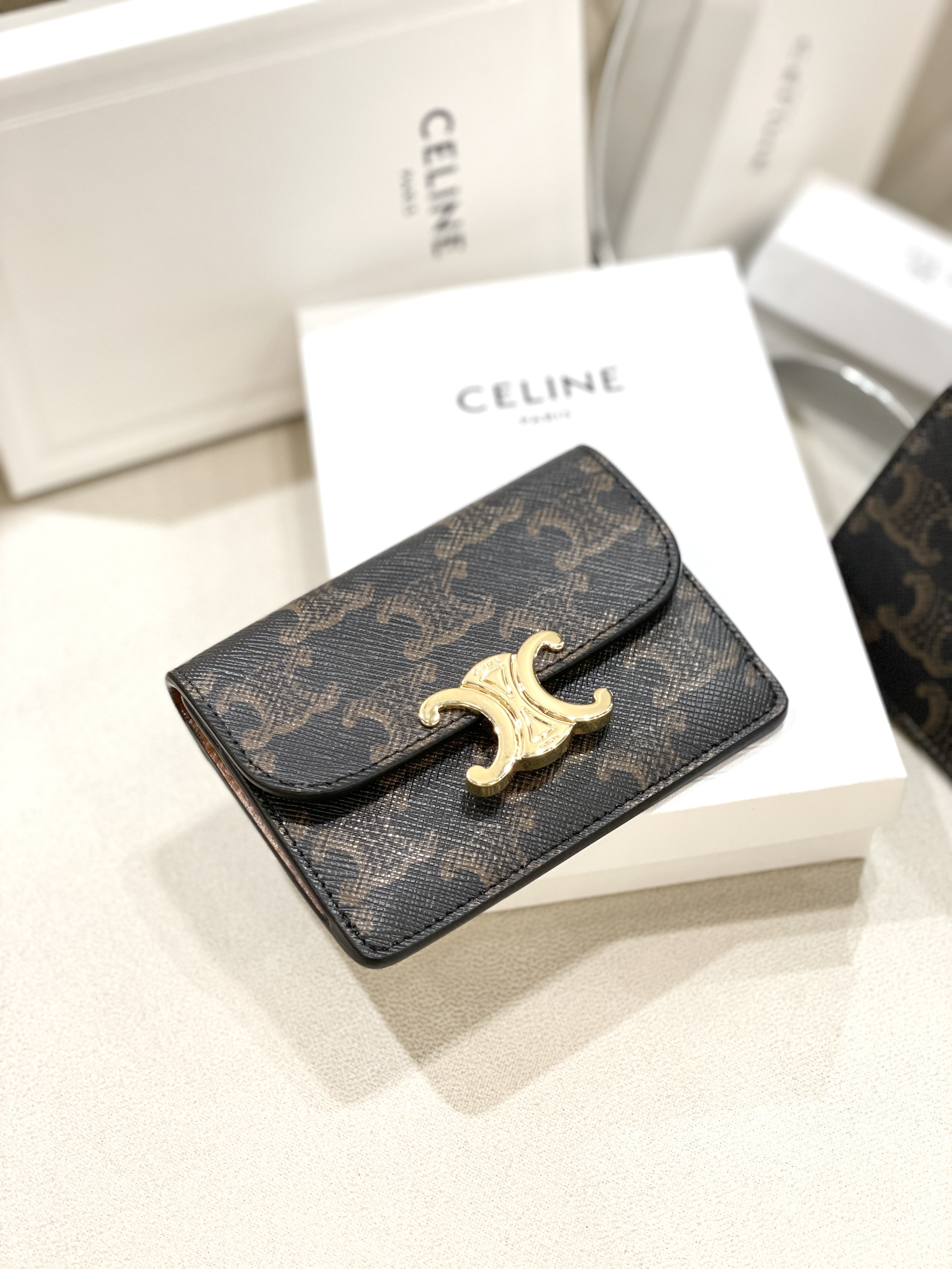 CELINE Cardholder With Flap
