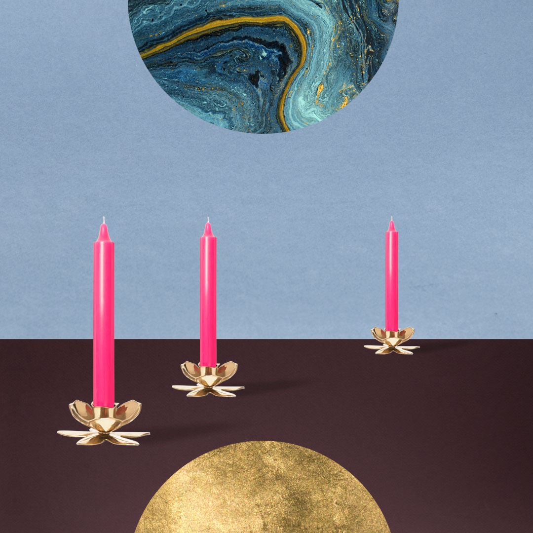 Trudon 黃銅花燭台